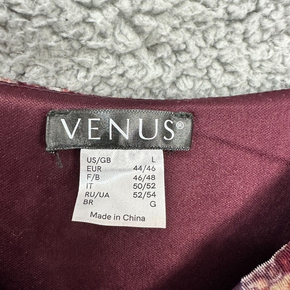 Venus Boho Patchwork Cold Shoulder Dress Large Floral Mixed Print Sheer Festival - Picture 2 of 9